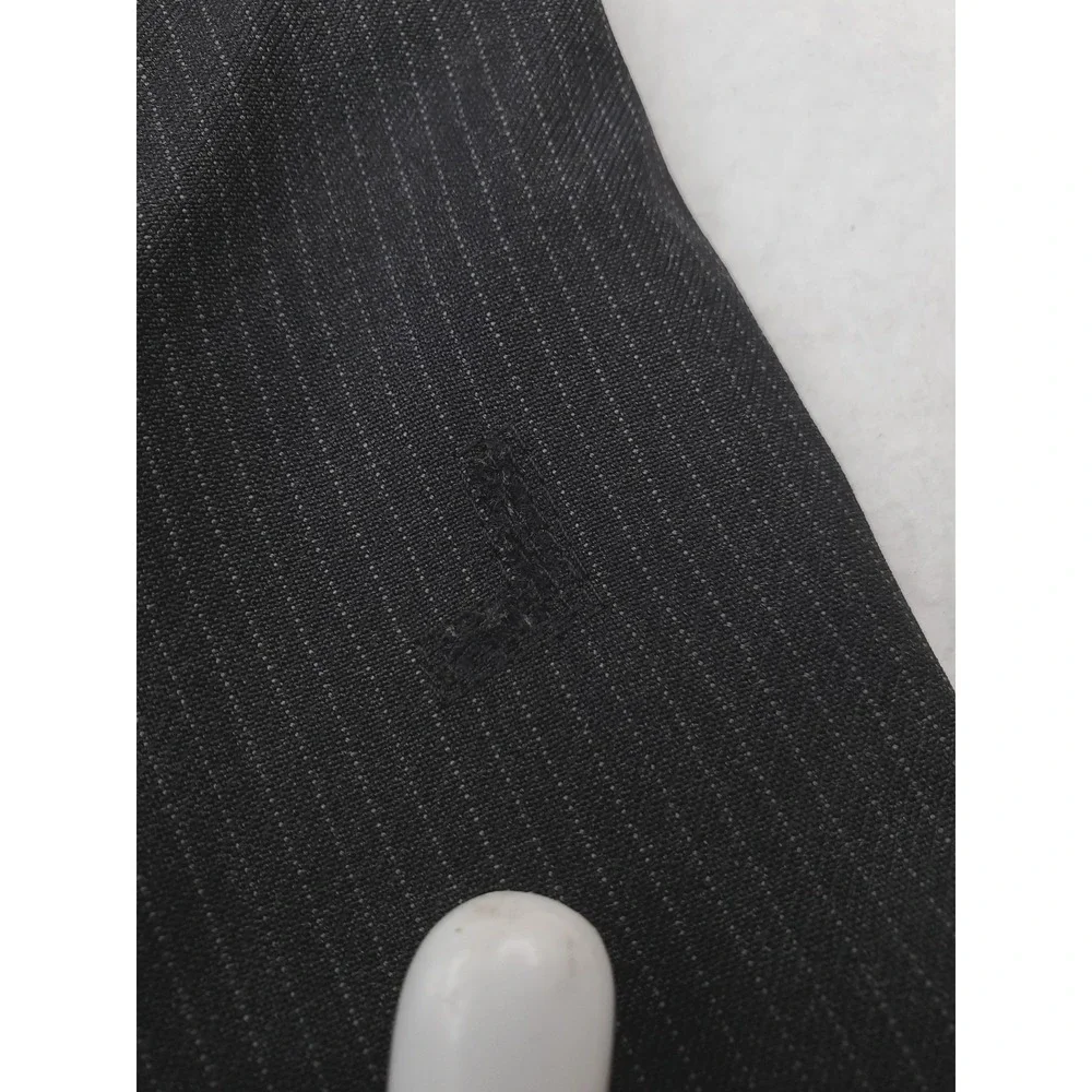 Brooks Brothers Suit Mens 44R 38x30 Gray Pinstripe Wool 2 Piece Classic Fit